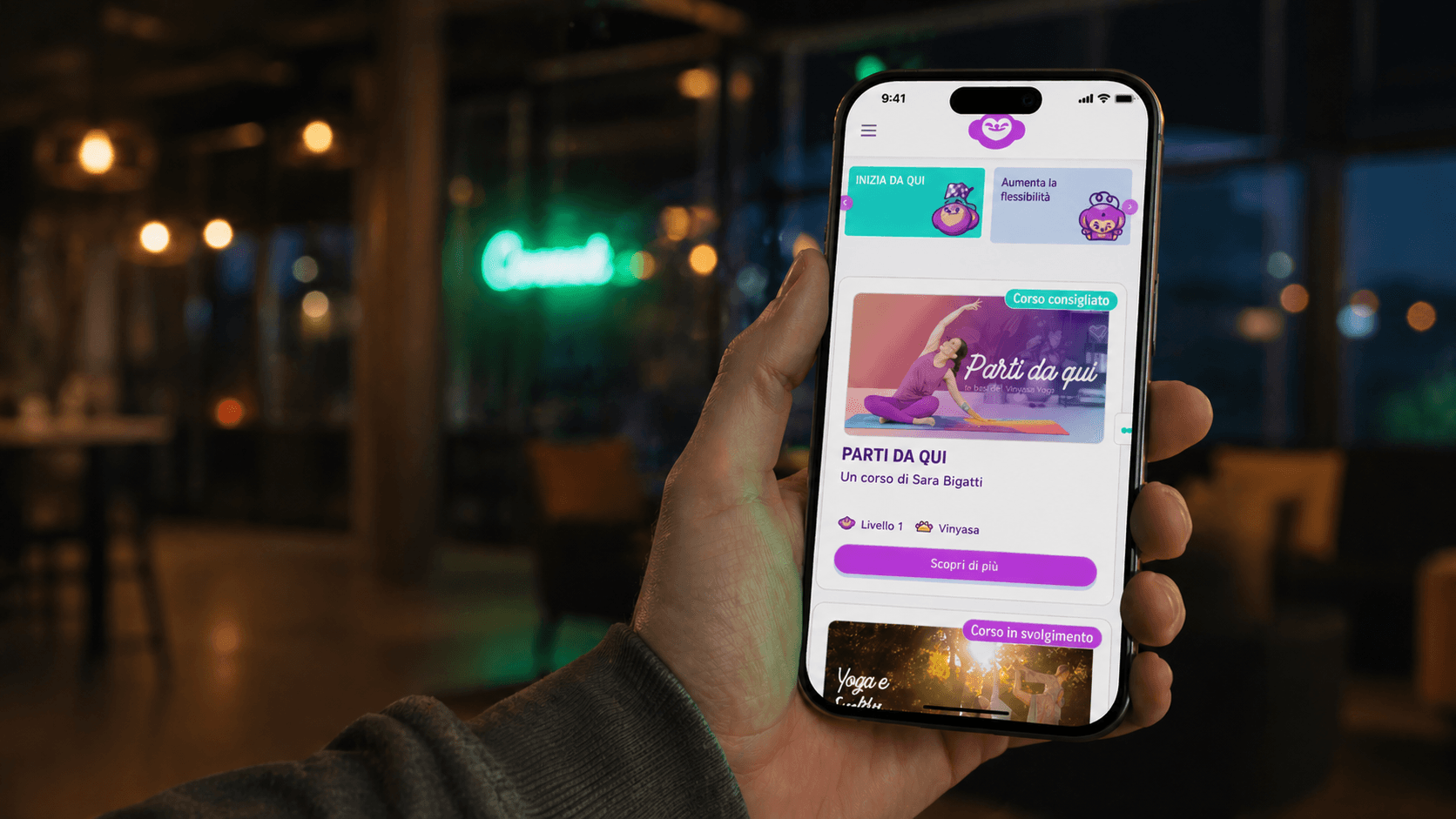 La Scimmia Yoga, piattaforma membership corsi yoga